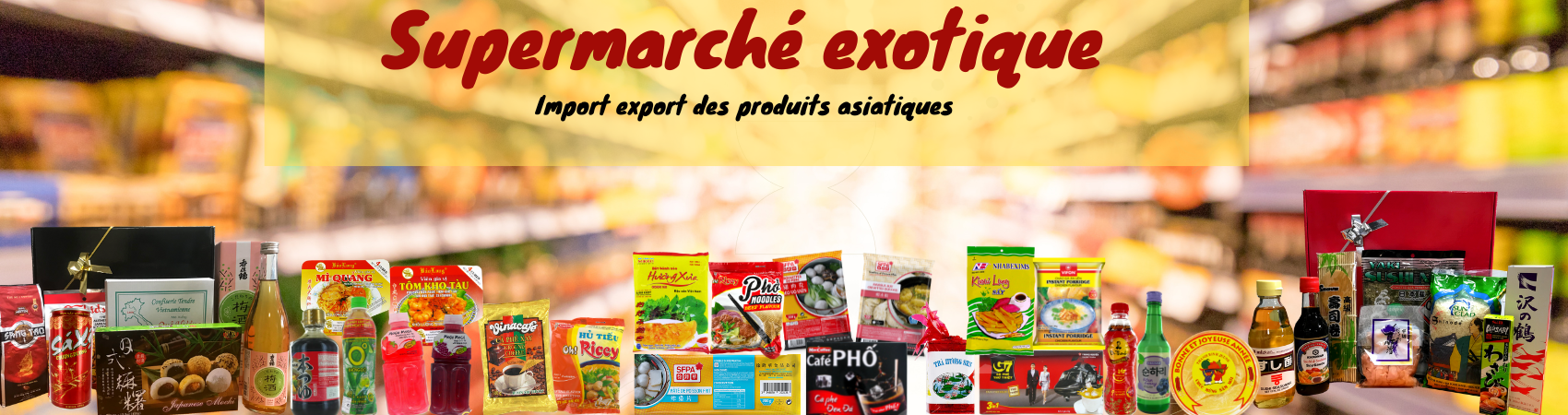 Supermarché asiatique en ligne
